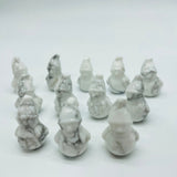 Mini Howlite Snowman Carving Wholesale -Wholesale Crystals