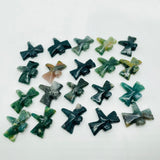 Mini Moss Agate Dragonfly Carving Wholesale -Wholesale Crystals