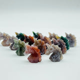 Mini Ocean Jasper Unicorn Carving Wholesale - Wholesale Crystals