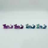 Mini Rainbow Fluorite Carving Combination Dragon Wholesale -Wholesale Crystals