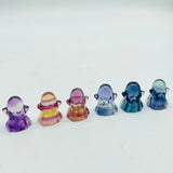 Mini Rainbow Fluorite Carving Ghost Wholesale -Wholesale Crystals