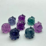 Mini Rainbow Fluorite Octopus Carving Wholesale -Wholesale Crystals