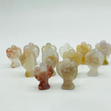 Mini Sakura Flower Agate Angel Carving Wholesale -Wholesale Crystals