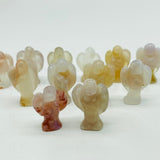 Mini Sakura Flower Agate Angel Carving Wholesale -Wholesale Crystals
