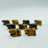 Mini Tiger Eye Polar Bear Carving Crystal Wholesale -Wholesale Crystals