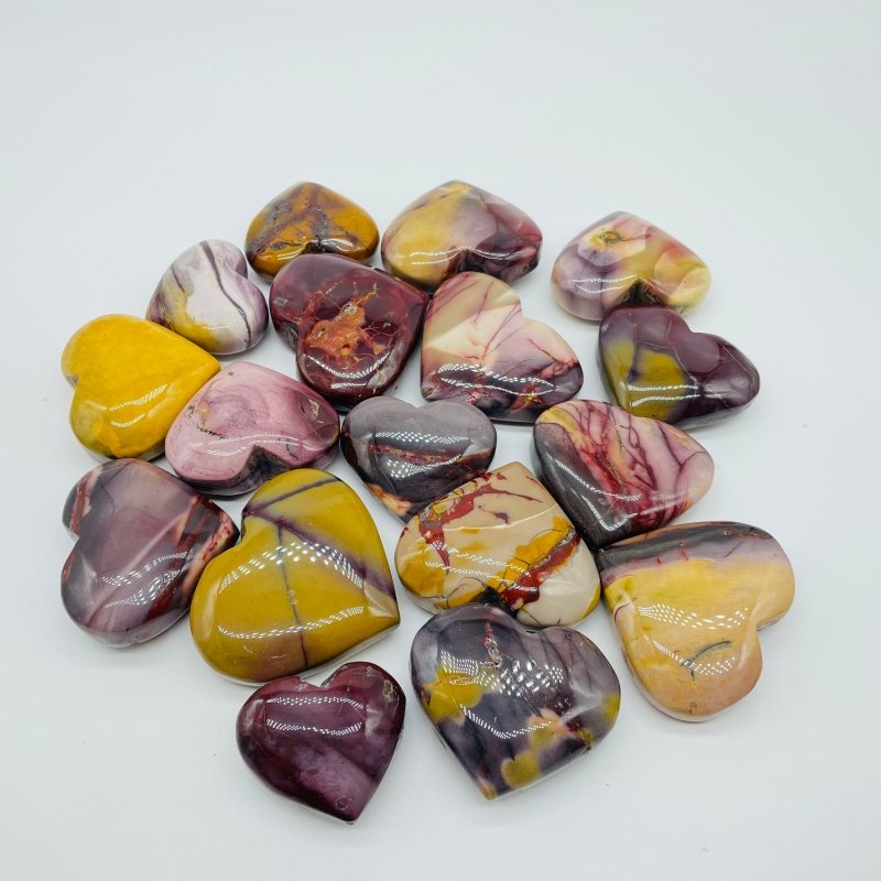 Mookaite Stone Heart Wholesale -Wholesale Crystals
