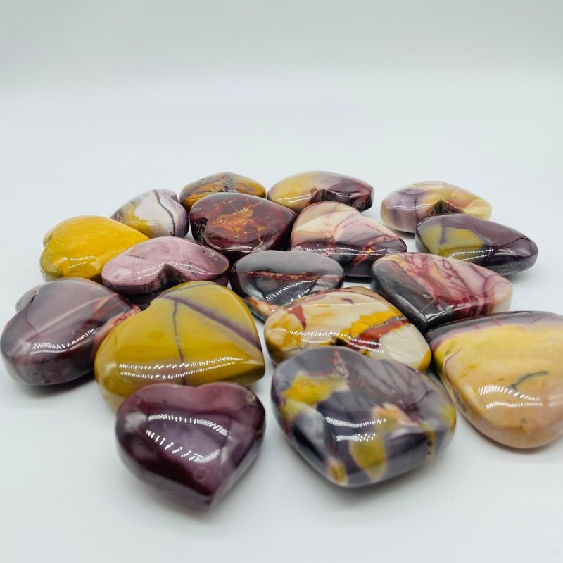 Mookaite Stone Heart Wholesale -Wholesale Crystals