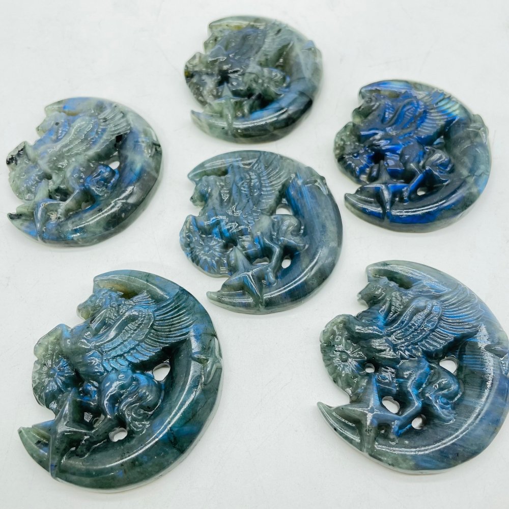 Moon Unicorn Labradorite Stone Carving Wholesale -Wholesale Crystals