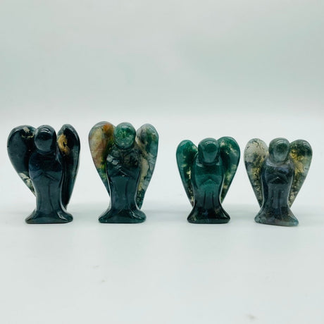 Moss Agate Angel Carving Wholesale -Wholesale Crystals