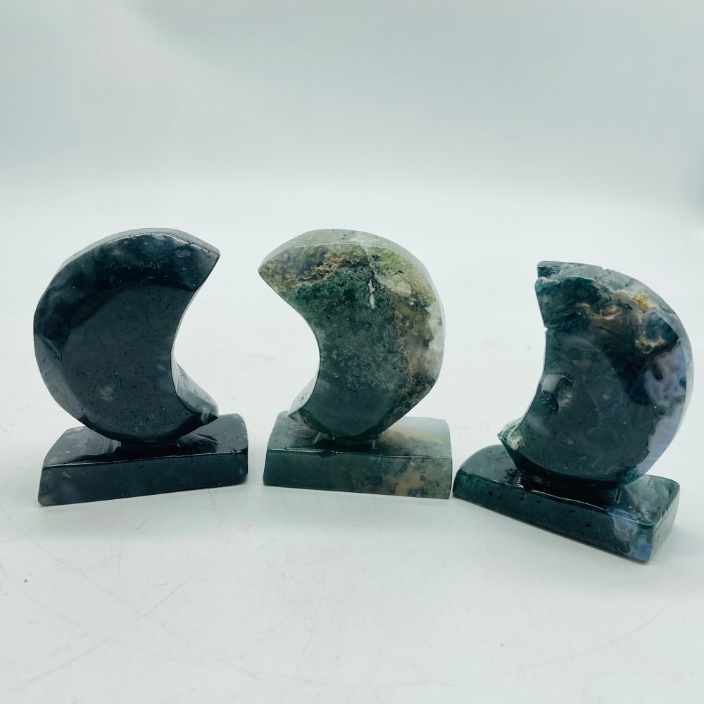 Moss Agate Stand Star&Moon Wholesale -Wholesale Crystals