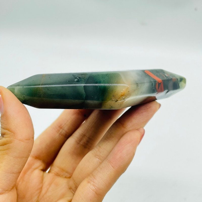 Natural Africa Blood Rhombus Shaped Carving Wholesale -Wholesale Crystals