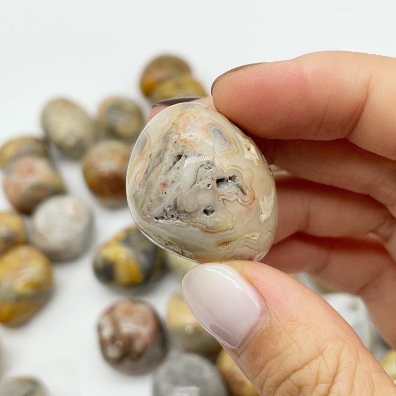 Natural Crazy Agate Tumbled Wholesale -Wholesale Crystals