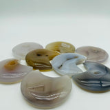 Natural Geode Agate Crystal Moon Wholesale -Wholesale Crystals