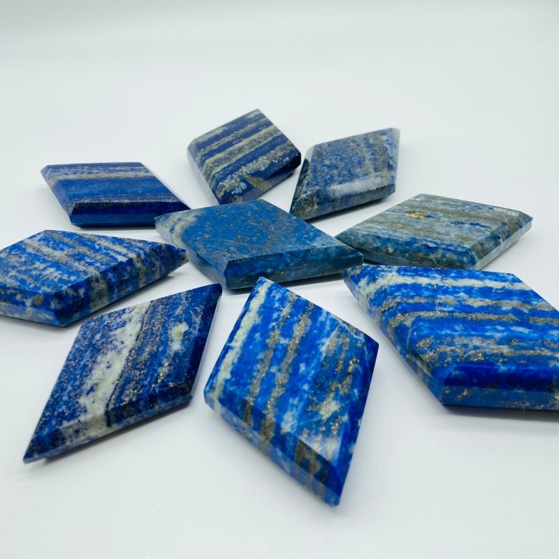 Natural Lapis Lazuli Rhombus Shaped Carving Wholesale -Wholesale Crystals