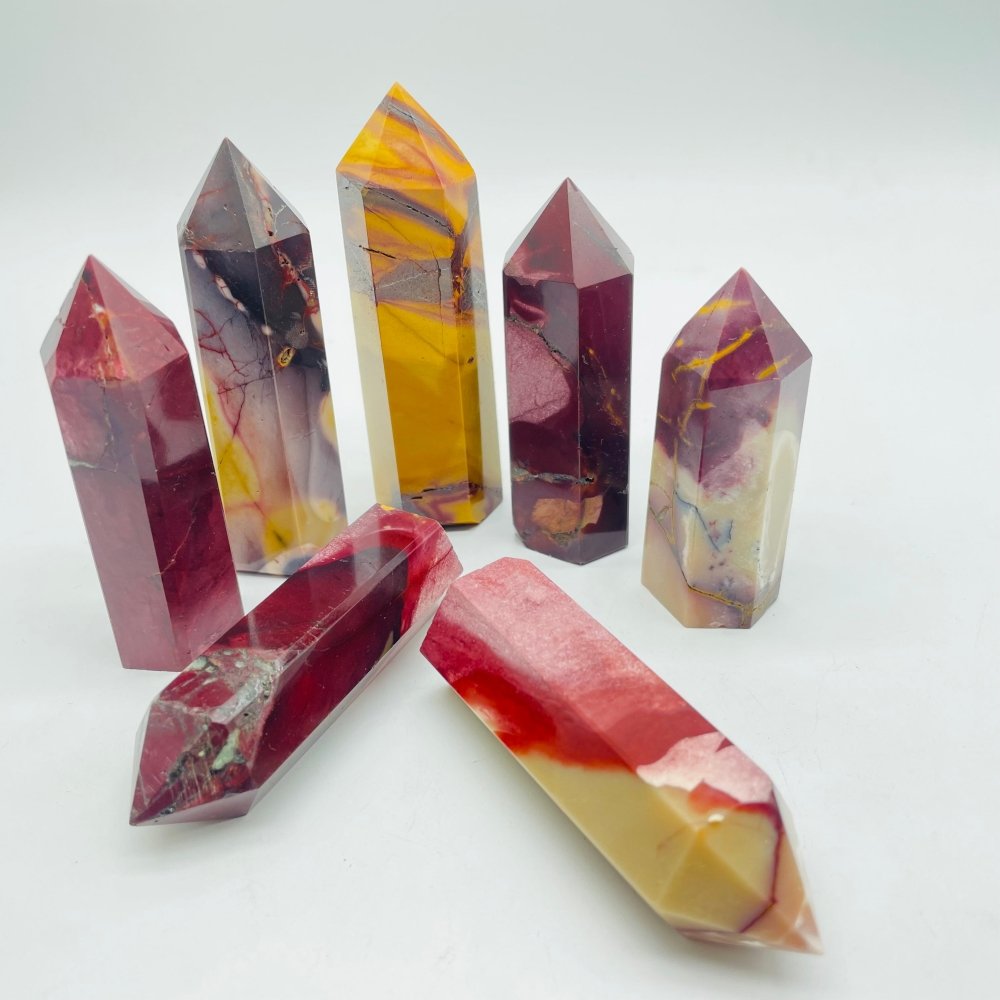 Natural Mookaite Jasper Tower Points Crystal Wholesale -Wholesale Crystals