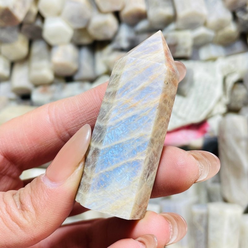 Natural Moonstone Crystal Tower Points Wholesale - Wholesale Crystals