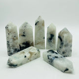 Natural Rainbow Moonstone Four-Sided Tower Points Wholesale -Wholesale Crystals
