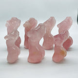 Natural Rose Quartz Goddess Carving Wholesale -Wholesale Crystals