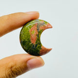 Natural Unakite Stone Moon Wholesale -Wholesale Crystals