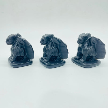 Obsidian Gargoyle With Wings On Base Carving Wholesale -Wholesale Crystals