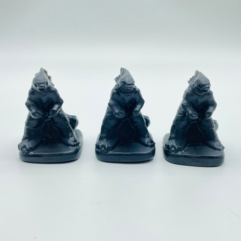 Obsidian Godzilla Dinosaur Carving Wholesale -Wholesale Crystals