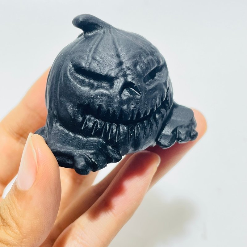 Obsidian Pumpkin Skull Halloween Carving Wholesale -Wholesale Crystals