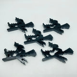 Obsidian Witch Riding A Broom Carving Wholesale -Wholesale Crystals