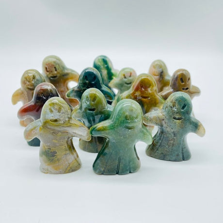 Ocean Jasper Ghost Halloween Carving Wholesale -Wholesale Crystals