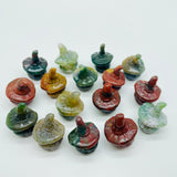 Ocean Jasper Pumpkin Wizard Carving Wholesale -Wholesale Crystals