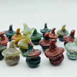 Ocean Jasper Pumpkin Wizard Carving Wholesale -Wholesale Crystals