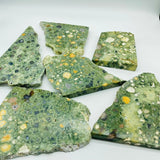 Large Peacock Eye Rain Forest Jasper Slab Wholesale -Wholesale Crystals