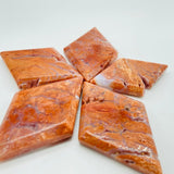 Pink Agate Rhombus Shaped Wholesale - Wholesale Crystals