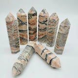 Pink Zebra Stone Tower Points Wholesale -Wholesale Crystals