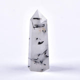 Black Tourmaline Quartz Point Crystal Tower -Wholesale Crystals