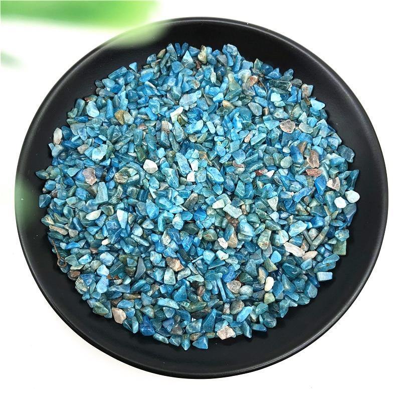 Blue Apatite Quartz Chips -Wholesale Crystals