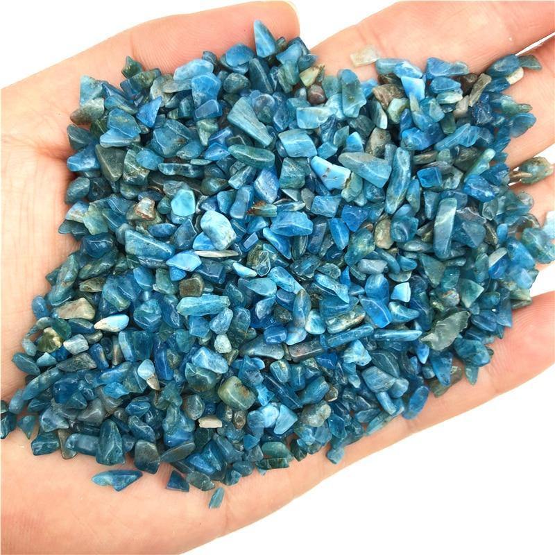 Blue Apatite Quartz Chips -Wholesale Crystals