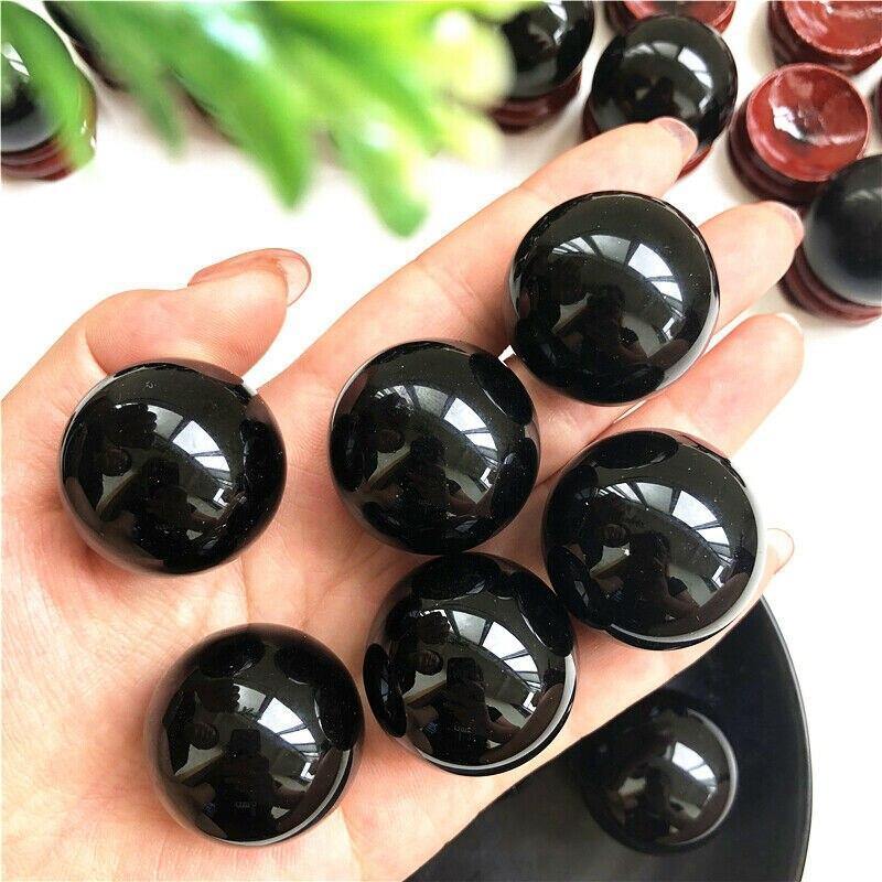 Black Obsidian Sphere -Wholesale Crystals