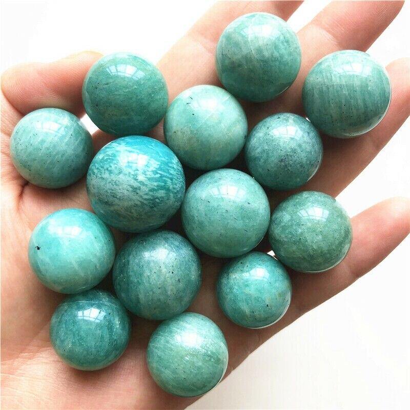 Natural Amazonite Sphere 1 kilo (2.2 lbs) Crystal -Wholesale Crystals