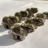 Pyrite Elephant Carved Animals Wholesale -Wholesale Crystals