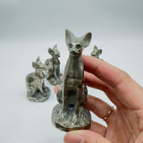 Pyrite Sphynx Hairless Cat Carving Animal Wholesale -Wholesale Crystals
