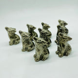 Pyrite Wolf Carving Wholesale -Wholesale Crystals