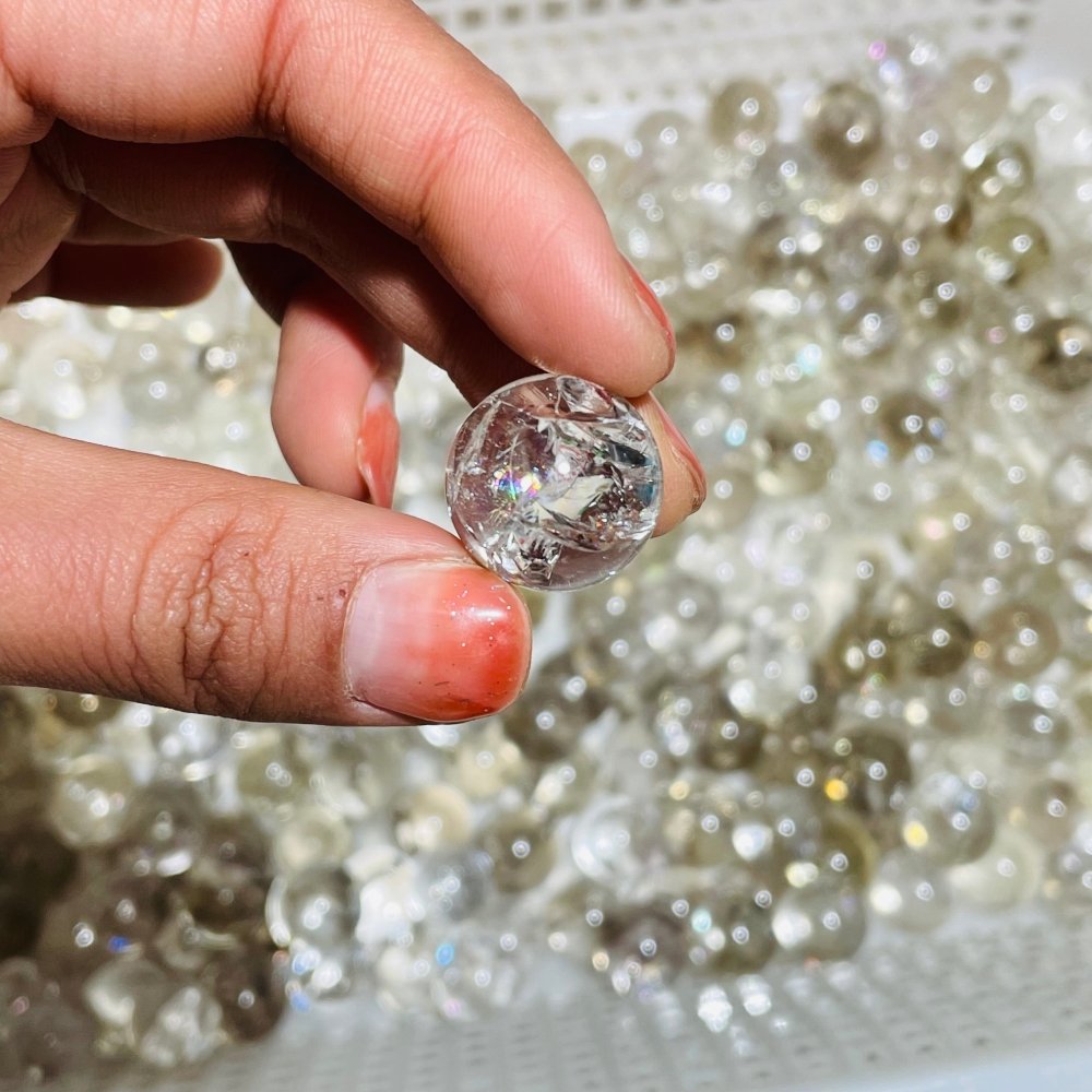 Rainbow Clear Quartz Spheres Ball Wholesale -Wholesale Crystals