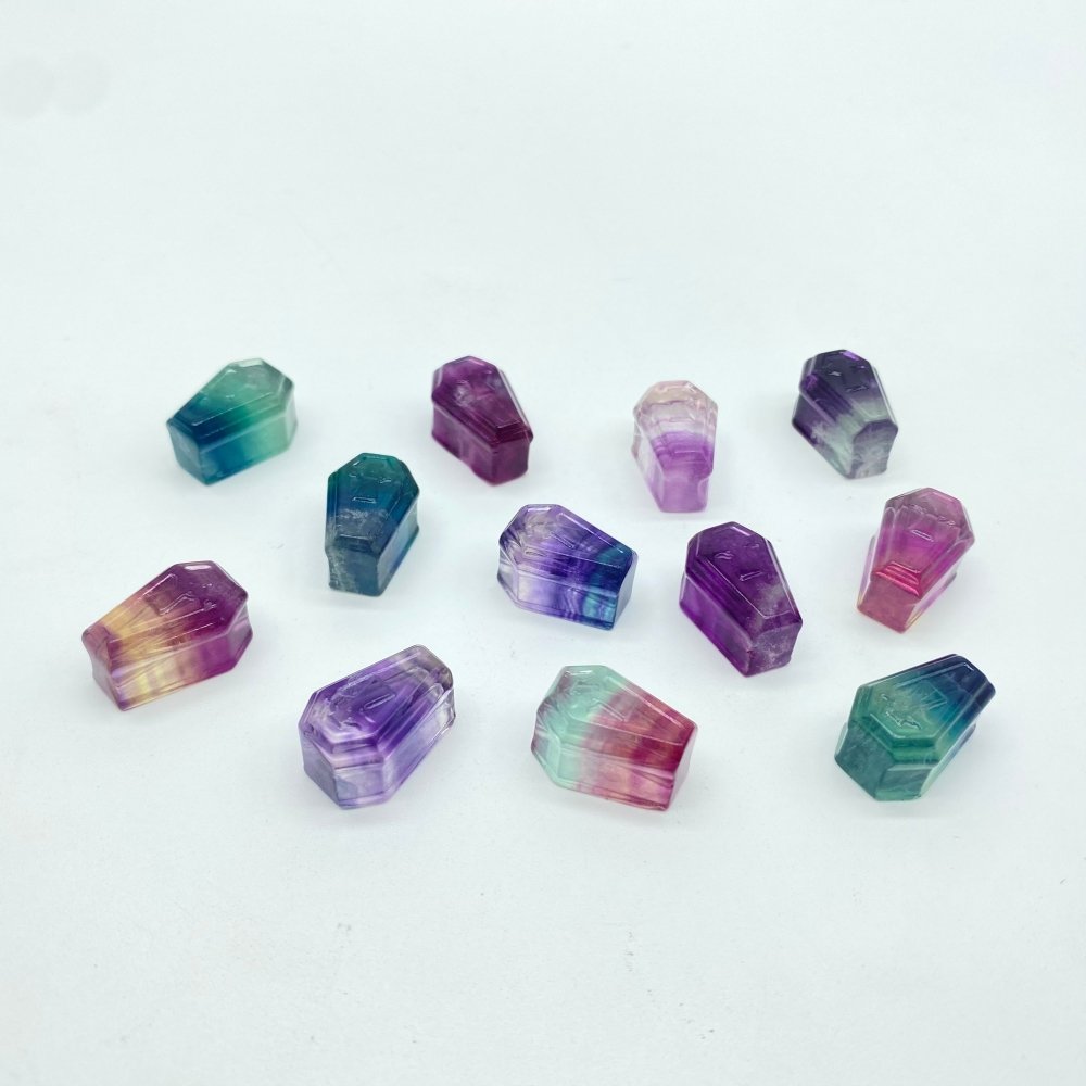Rainbow Fluorite Coffin Carving Wholesale -Wholesale Crystals