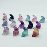 Rainbow Fluorite Eagle Skull Carving Wholesale -Wholesale Crystals