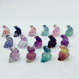 Rainbow Fluorite Eagle Skull Carving Wholesale -Wholesale Crystals