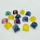 Rainbow Fluorite Mini Pumpkin Carriage Car Carving Wholesale -Wholesale Crystals