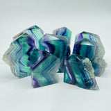 Rainbow Fluorite Rough Side Tower Point Wholesale - Wholesale Crystals