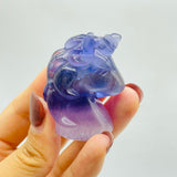 Rainbow Fluorite Unicorn Carving Wholesale -Wholesale Crystals