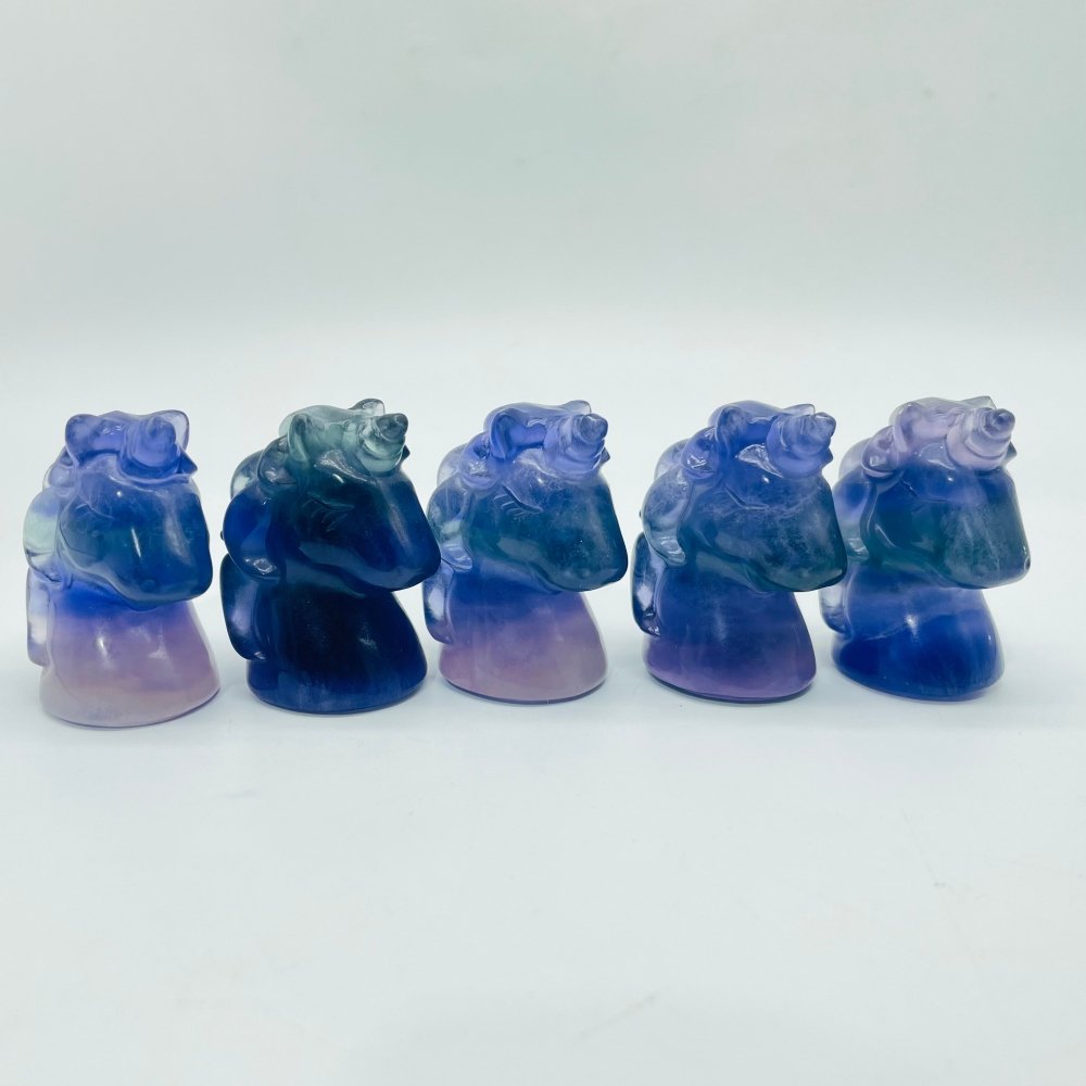 Rainbow Fluorite Unicorn Carving Wholesale -Wholesale Crystals
