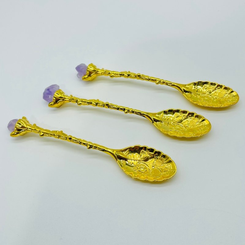 Raw Amethyst Cluster Coffee Spoon Wholesale - Wholesale Crystals